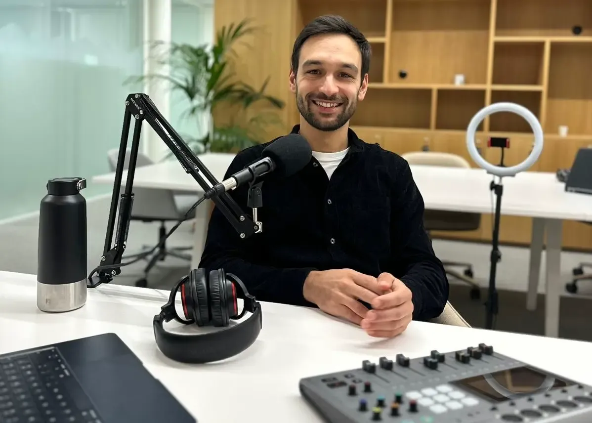 Xavier Seux en studio
